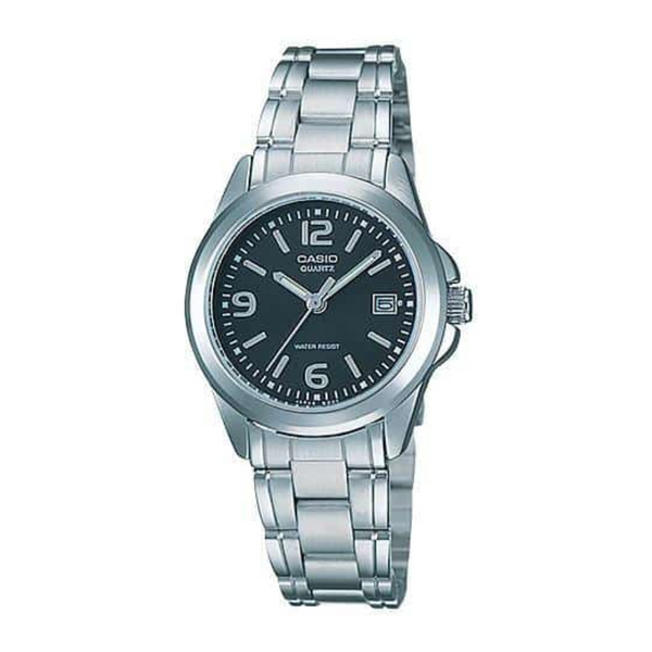 Casio Reloj Análogo Casual de Acero Inoxidable para Mujer, TP-1215A-1A