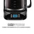 Chefman Coffee Maker Eléctrico 12 Tazas (RJ14-12-SQ)