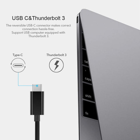 Choetech Hub Adaptador USB C Macho a Ethernet Rj45, Hub-r01