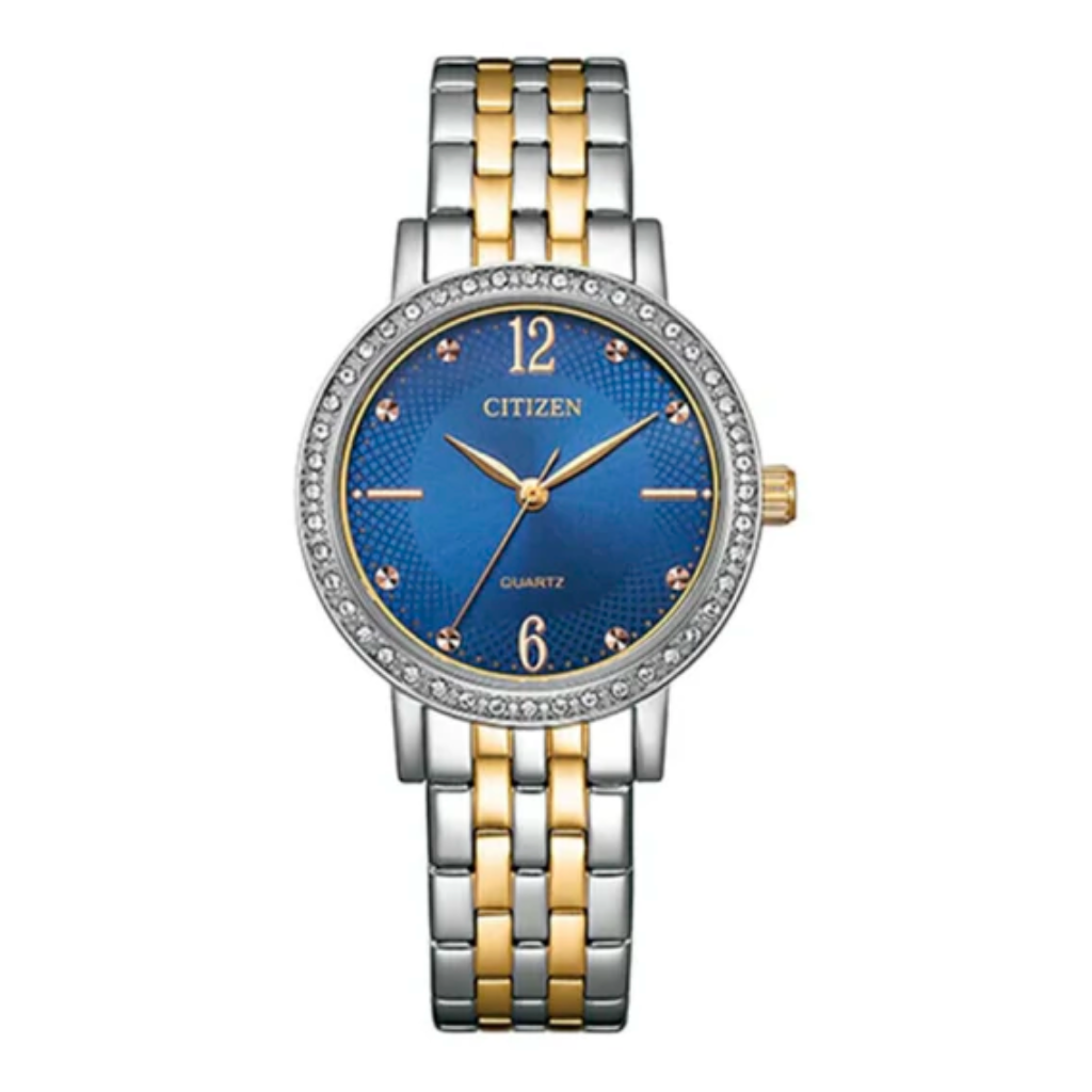 Citizen Reloj Analógico Casual de Acero Inoxidable para Mujer, EL-310659L