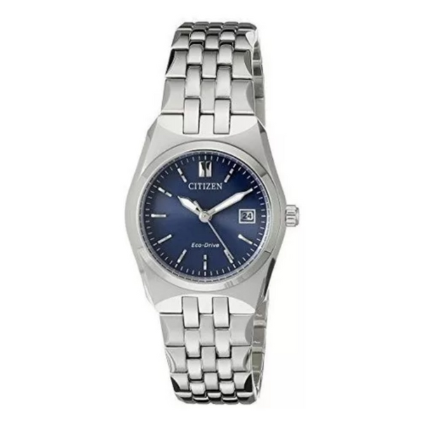 Citizen Reloj Analógico de Acero Inoxidable Eco Drive para Mujer, EW-229062L