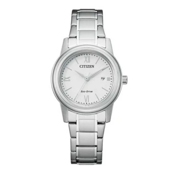 Citizen Reloj Analógico de Acero Inoxidable Eco Drive para Mujer, FE-122089A