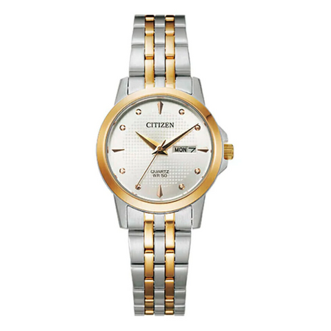 Citizen Reloj Analógico de Acero Inoxidable Quartz para Mujer, EQ-060553A