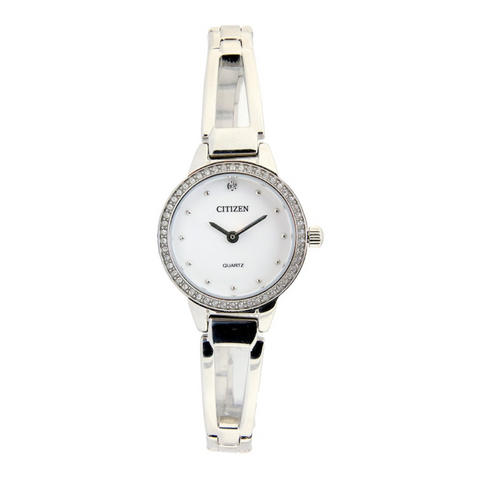 Citizen Reloj Analógico de Acero Inoxidable Quartz para Mujer, EZ-701188A