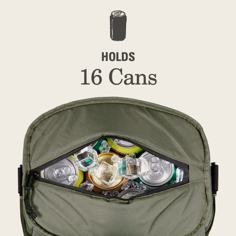 Coleman Hielera Suave Tipo Mochila Gris, 16 Latas