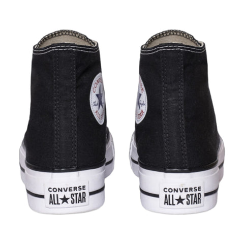 Converse Tenis Chuck Taylor All Star Lift Plataforma Negro High, Unisex