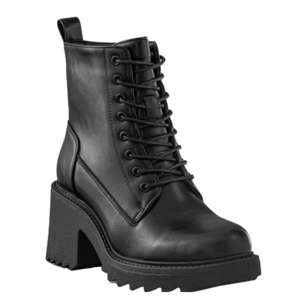 Coral Botas Midnight Black Pu, para Mujer