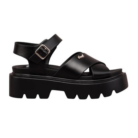 Coral Sandalias Casuales Edna 5 para Mujer, Negro