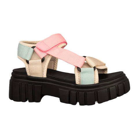 Coral Sandalias Casuales Percy 3 para Mujer, Multi