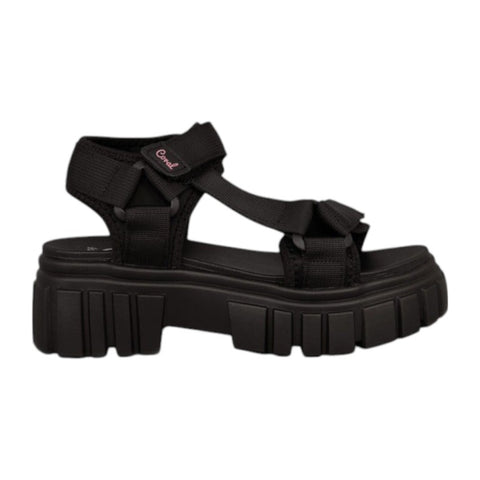 Coral Sandalias Casuales Percy 3 para Mujer, Negro