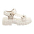 Coral Sandalias Casuales Percy 3 para Mujer, White Off