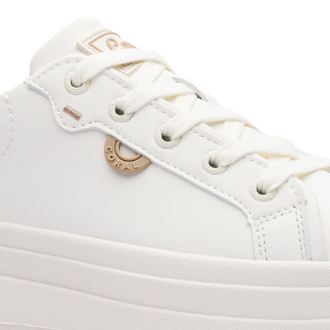 Coral Tenis Domma White Off, para Mujer