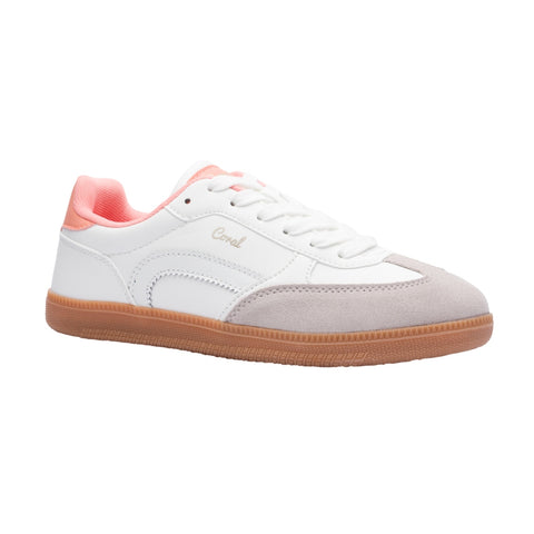 Coral Tenis Emporia White/Peach, para Mujer