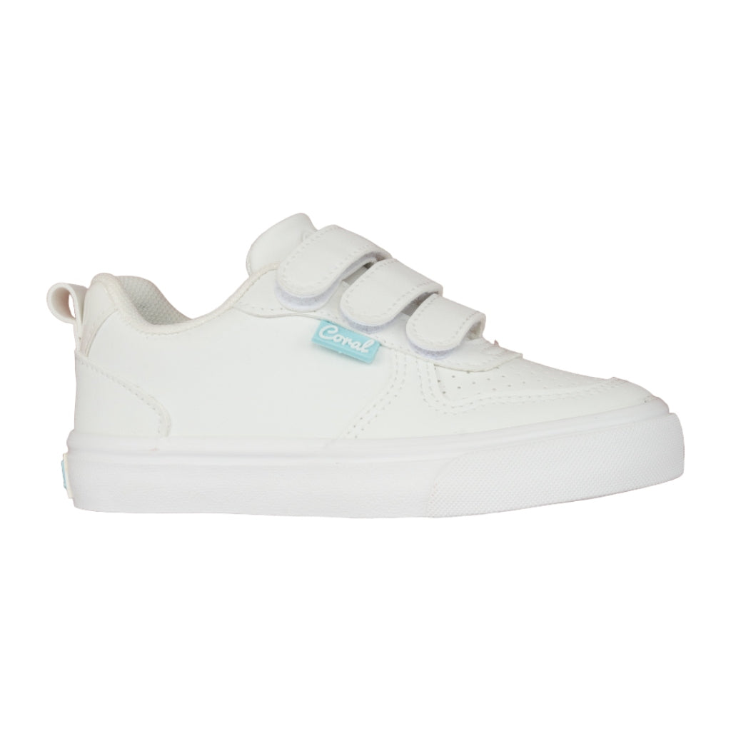 Coral Tenis Juno All White Pu, para Niña