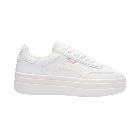 Coral Tenis Naoko All White, para Mujer