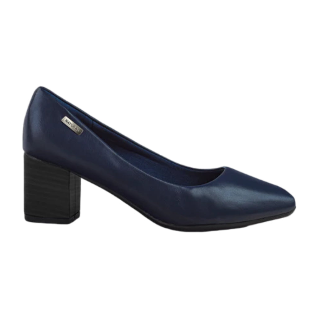 Natural Zapato de Tacón Cristine Navy, para Mujer