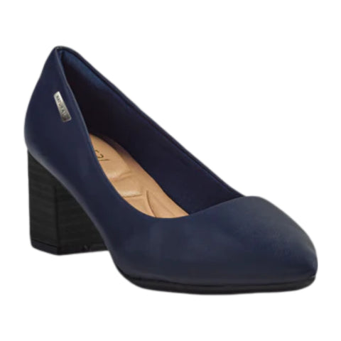 Natural Zapato de Tacón Cristine Navy, para Mujer