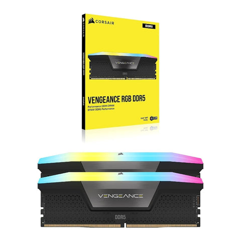 Corsair Memoria RAM DDR5 32 GB RGB Vengeance, CMH32GX5M2E6000C36