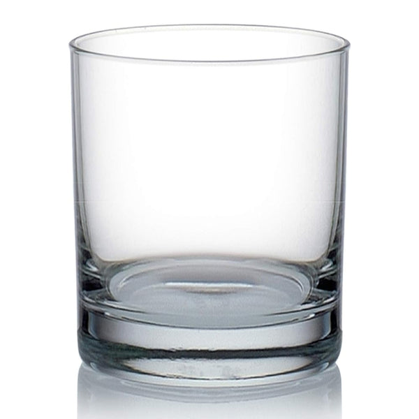 Crisa Vaso de Vidrio para Whisky 11 Oz, Uso Profesional