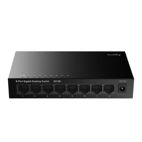 Cudy Switch de Escritorio Gigabit Metal 8 Puertos, GS108