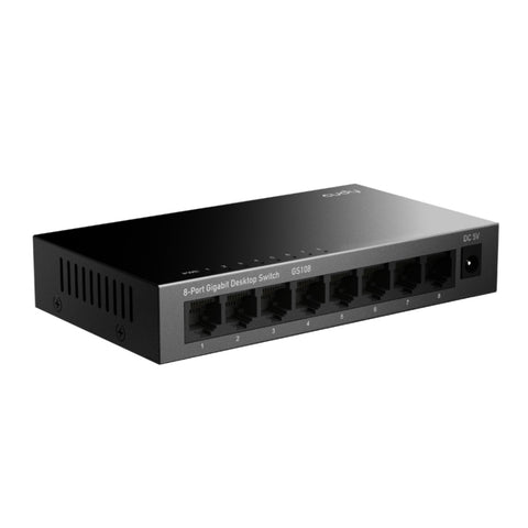 Cudy Switch de Escritorio Gigabit Metal 8 Puertos, GS108