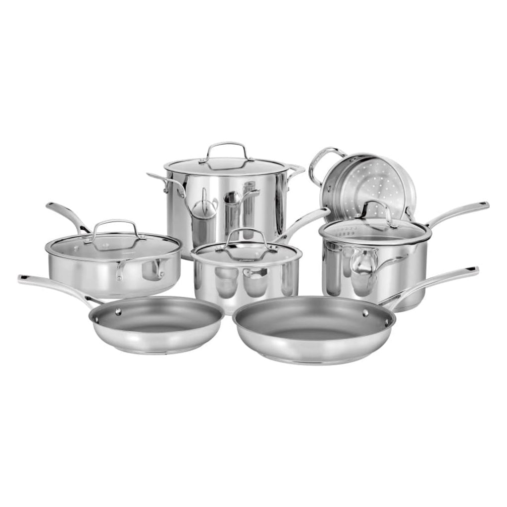 Cuisinart Set de Ollas Acero Inoxidable (9511), 11 Piezas