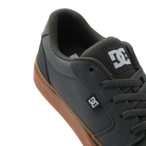 DC Shoes Tenis Anvil Shoe Gris/Café, para Hombre