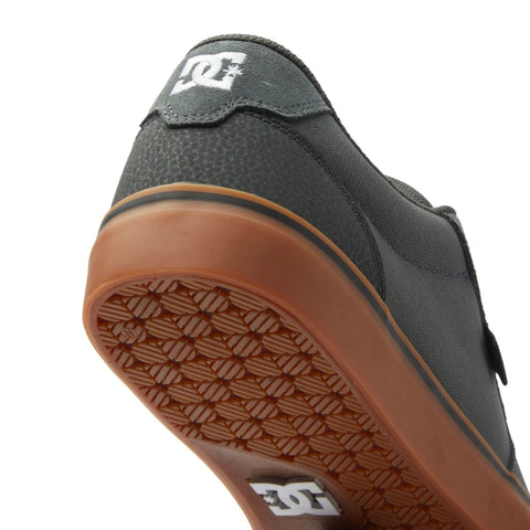 DC Shoes Tenis Anvil Shoe Gris/Café, para Hombre