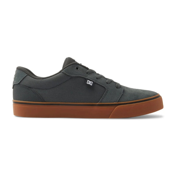 DC Shoes Tenis Anvil Shoe Gris/Café, para Hombre