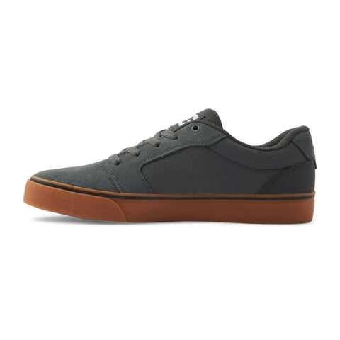 DC Shoes Tenis Anvil Shoe Gris/Café, para Hombre