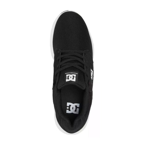 DC Shoes Tenis Skyline Negro, para Hombre