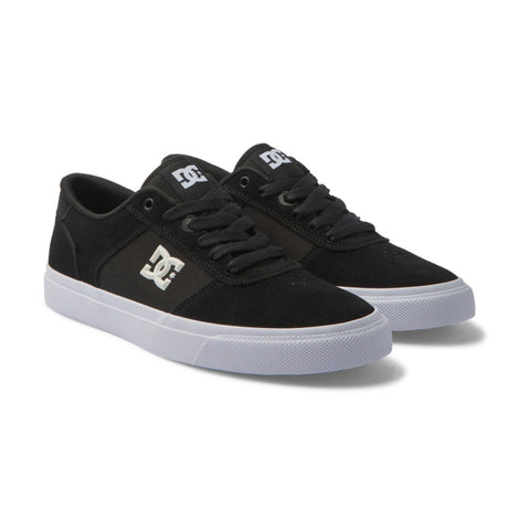 DC Shoes Tenis Tecnik Negro/Blanco, para Hombre