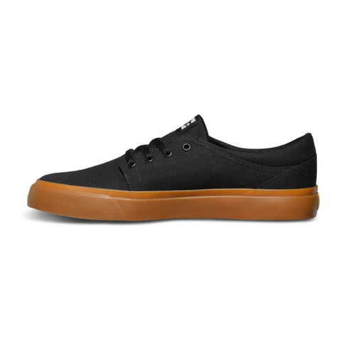 DC Shoes Tenis Trase TX Negro/Café, para Adolescente