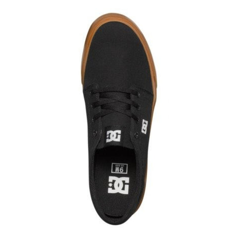 DC Shoes Tenis Trase TX Negro/Café, para Adolescente