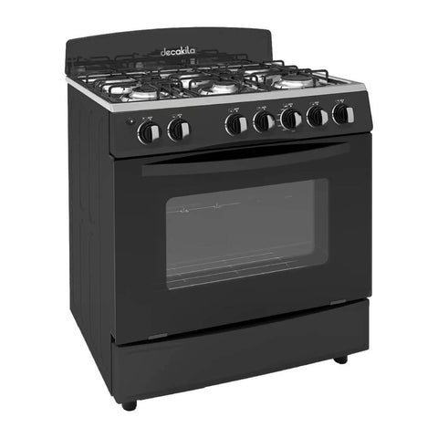 Decakila Cocina de Gas 6 Quemadores 30" (KUGS004B)