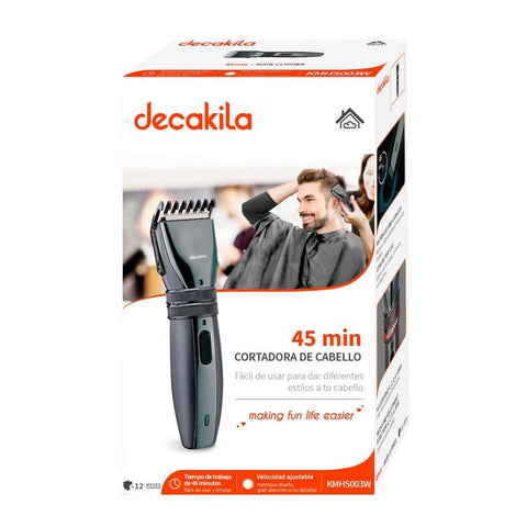 Decakila Cortadora de Cabello Inalámbrica Recargable 39mm (KMHS003W)