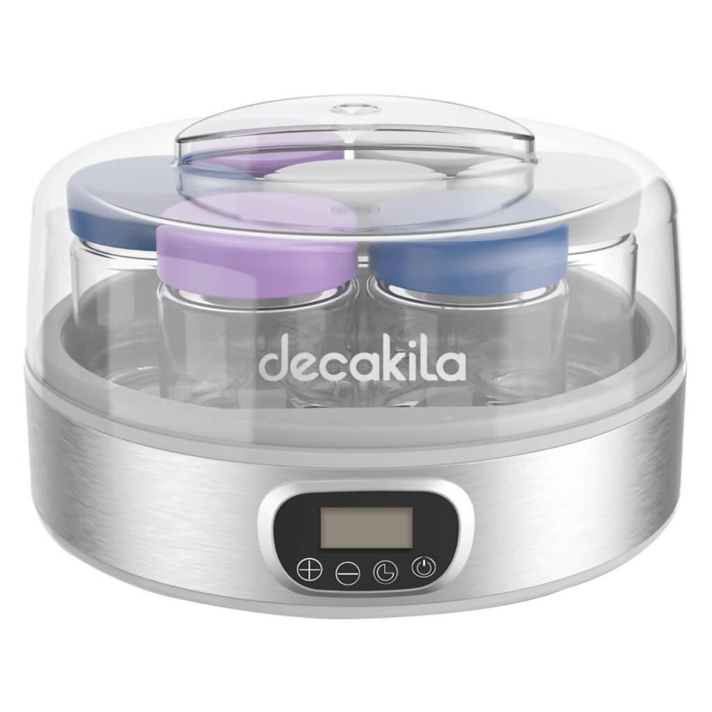 Decakila Máquina para Hacer Yogurt 7 Piezas (KUYM001W)