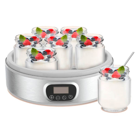 Decakila Máquina para Hacer Yogurt 7 Piezas (KUYM001W)