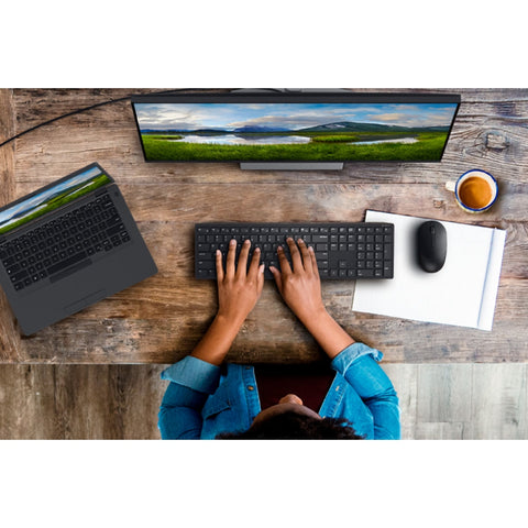 Dell Kit Teclado y Mouse Inalámbrico en Español KM5221W, 2 Piezas