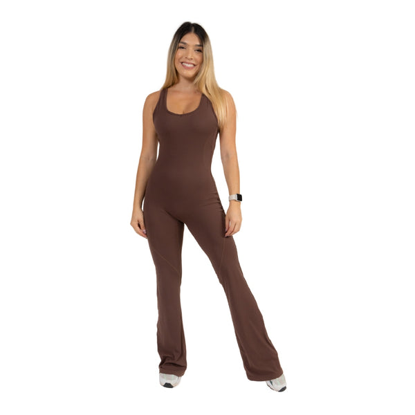 ETM Enterizo Deportivo para Mujer, Café