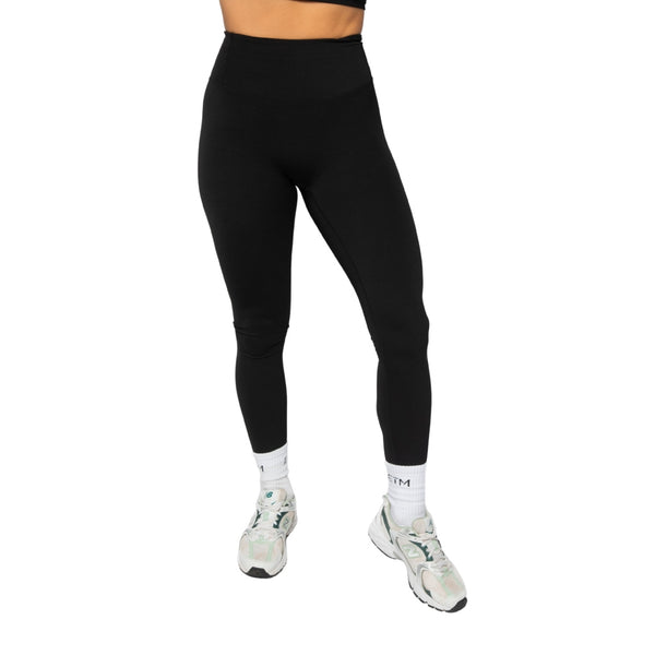 ETM Licra Deportiva para Mujer, Negro