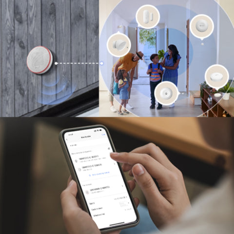 EZVIZ Sirena Inalámbrica Smart para Interiores T9C, CS-T9C-A0-BG