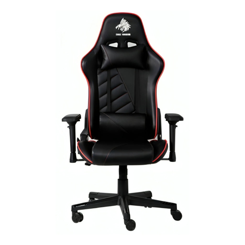 Eagle Warrior Silla Gaming Ergonómica Negro/Rojo, GC-1151BFGC1151B001C