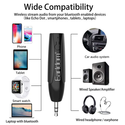 Earldom Transmisor de Música Bluetooth (ET-M68)