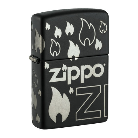 Zippo Encendedor Llamas, Black