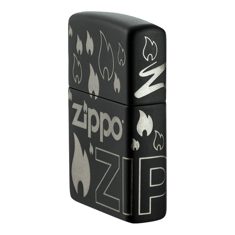 Zippo Encendedor Llamas, Black