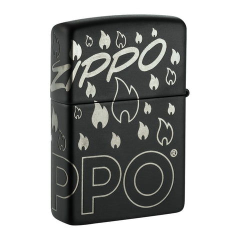 Zippo Encendedor Llamas, Black