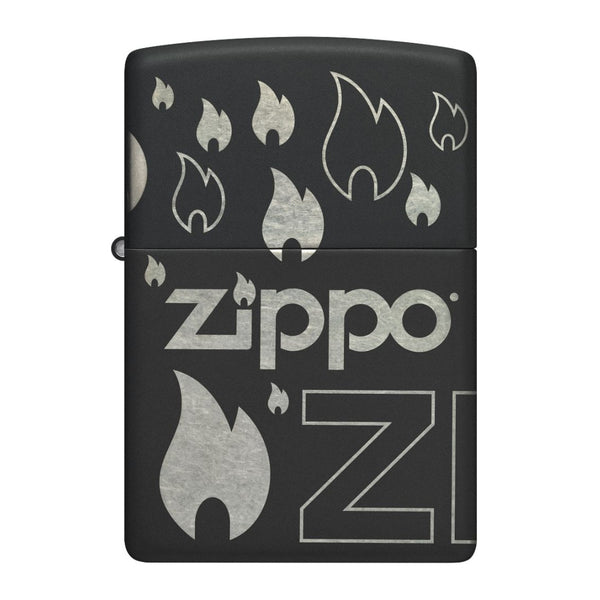 Zippo Encendedor Llamas, Black