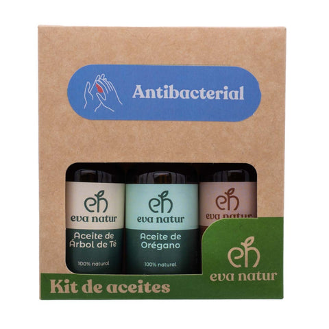 Eva Natur Kit Antibacterial y Uñas, 3 Piezas