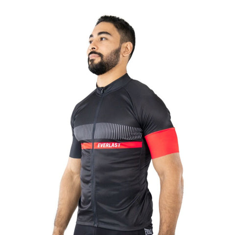 Everlast Camisa de Ciclismo CYC Rojo, para Hombre